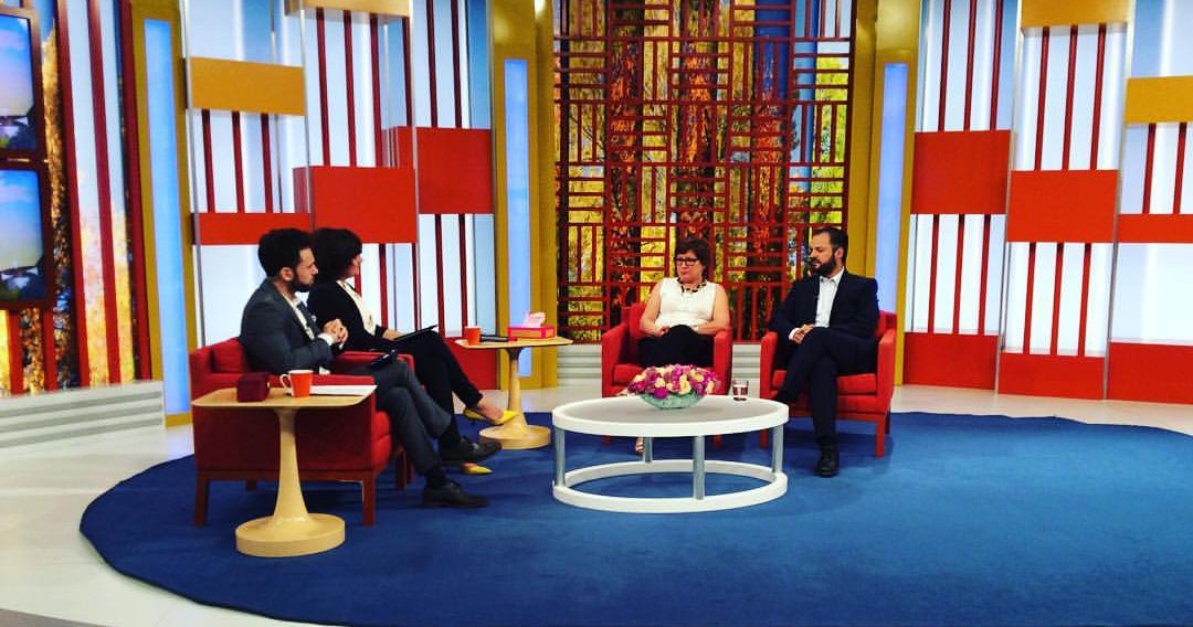 emilia ramos e pedro bras falam sobre o tratamento da depressao no programa queridas manhas da SIC