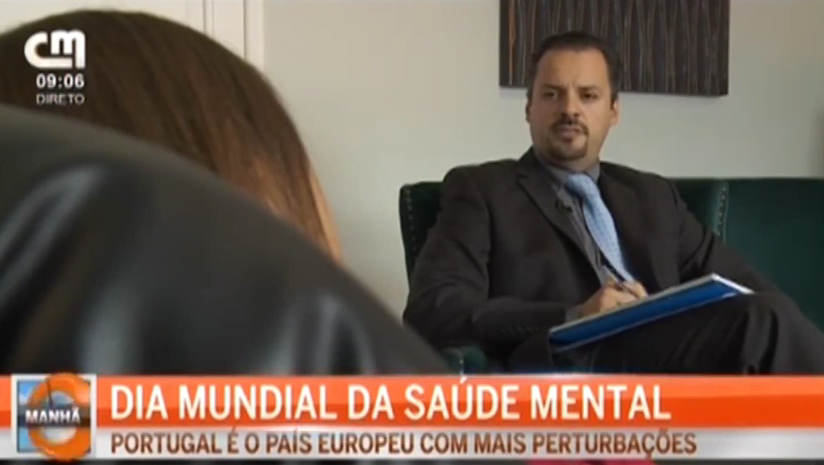 reportagem da CM TV na Clínica da Mente sobre tratamentos para Depressão e Ansiedade