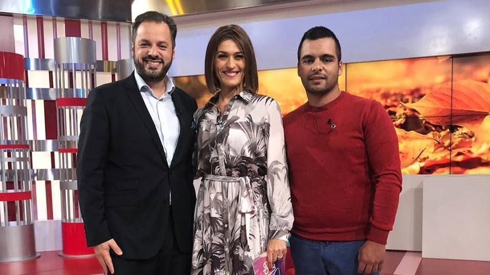 cesar na tv a falar da recuperacao