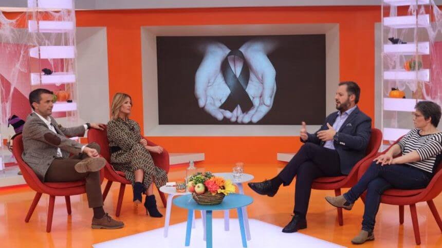 pedro bras na tv a falar sobre luto